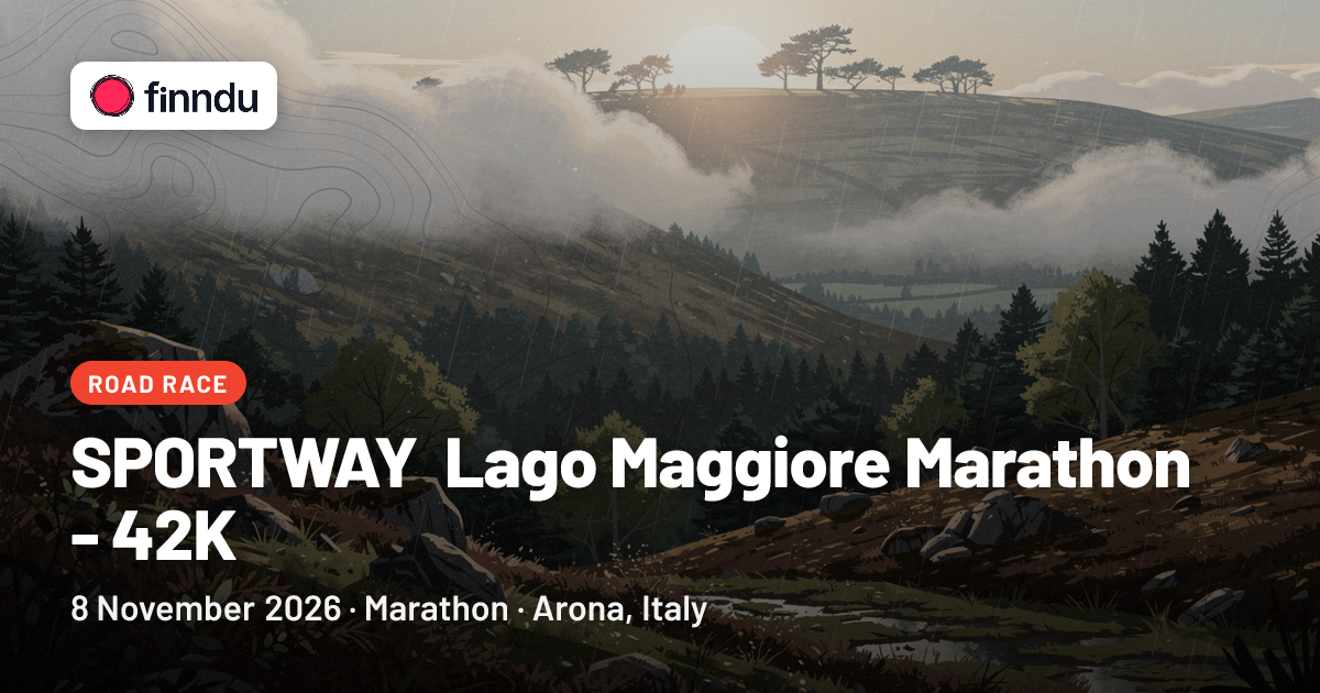 SPORTWAY Lago Maggiore Marathon - 42K 2026 · Finndu